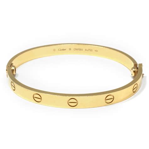 cartier love bracelet 14k gold.